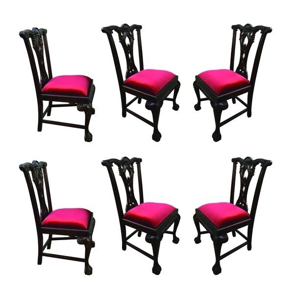 Chippendale Mahogany Dining Side Chair (Set of 6) | Bed Bath & Beyond