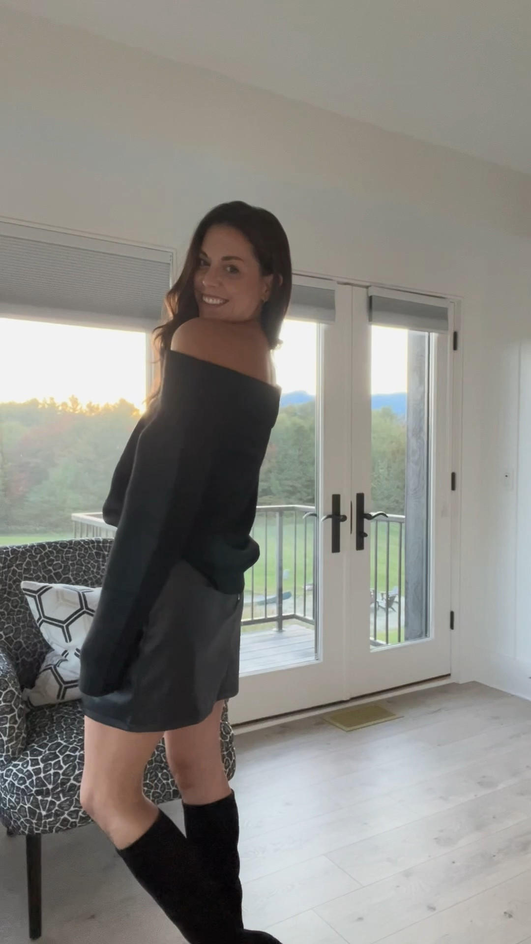 Three days in Stowe called for casual-chic, relaxed-but-cute fall outfits. From a legging onesie with a puff vest for comfy travel, to baggy jeans and a white tank for Mahjong, plus a standout off-the-shoulder sweater and leather skirt for the fanciest moment—here’s a peek at what I wore.

…and in true busy working-mom fashion, I didn’t think about planning anything until two days before, so most of it is available on Amazon. 

#LTKFallSale #LTKFindsUnder50 #LTKSeasonal