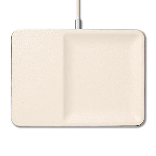 Courant Catch:3 Classics - Italian Leather Wireless Charger & Valet Tray - Qi-Certified, Compatib... | Amazon (US)