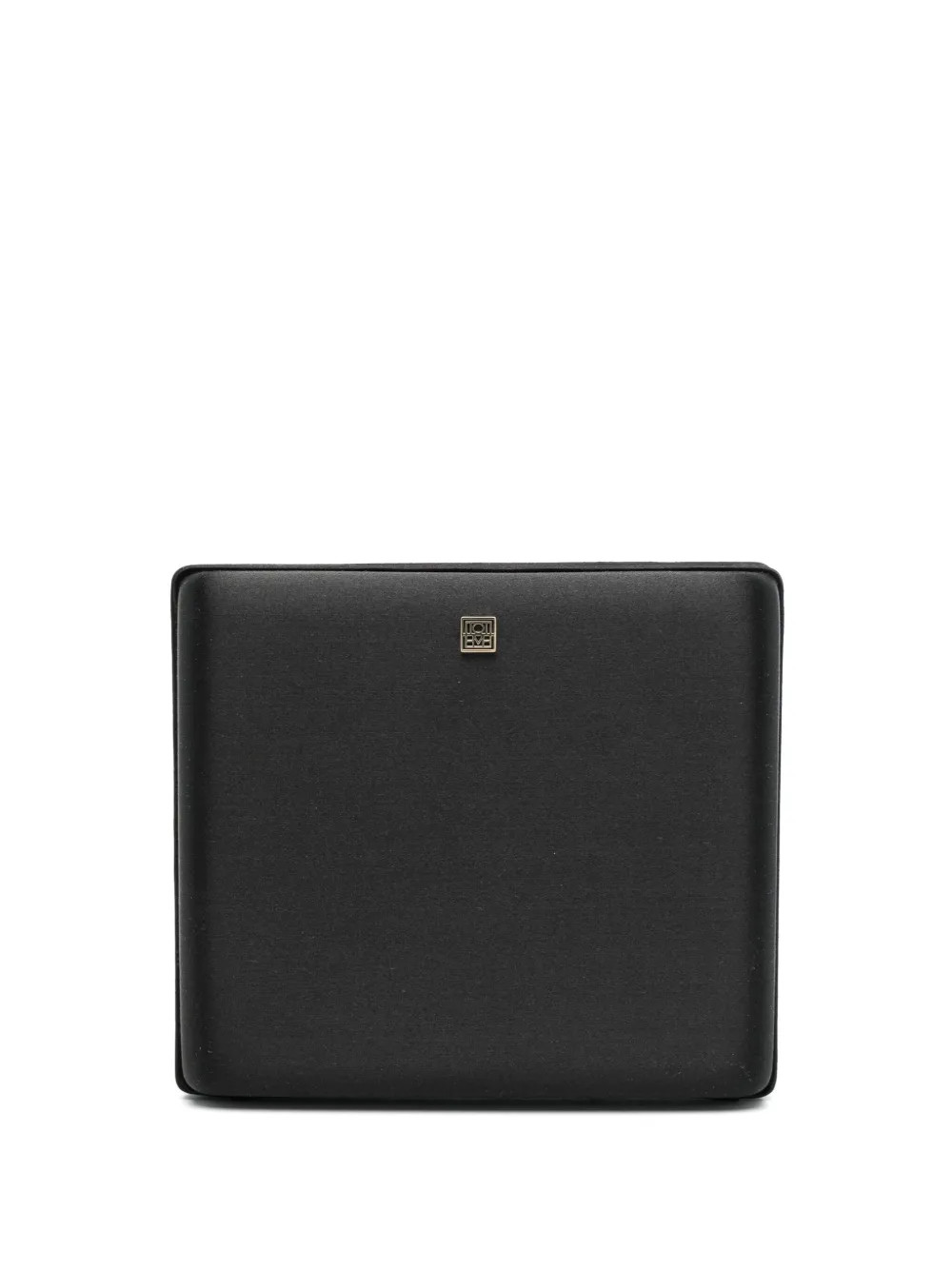 TOTEME Satin Box Clutch | Black | FARFETCH | Farfetch Global