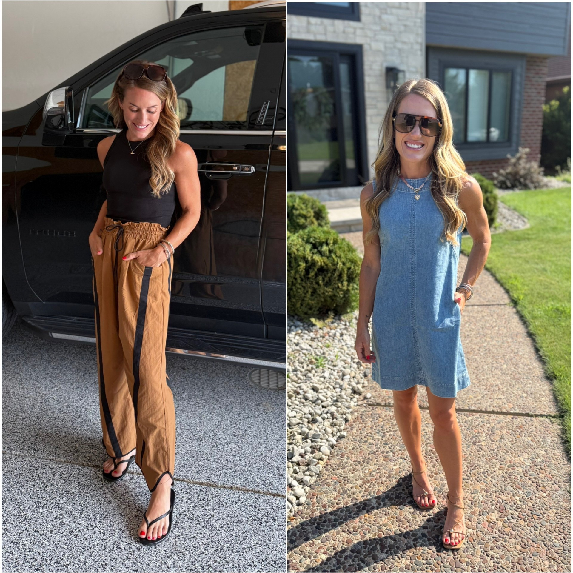 Two outfits in one day? Who am I? Finally getting out of my workout clothes for once 😆 
Date night outfit
Summer outfit
Travel outfit

#LTKmomlife #LTKootd #LTKdayinmylife