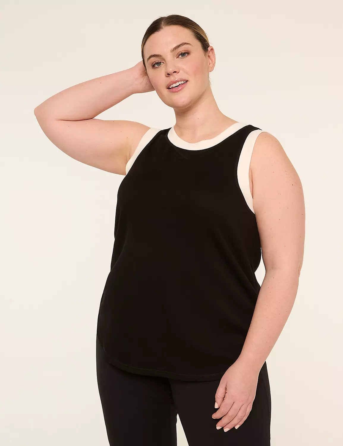 LIVI Journey Side-Ruched Tank | Lane Bryant (US)