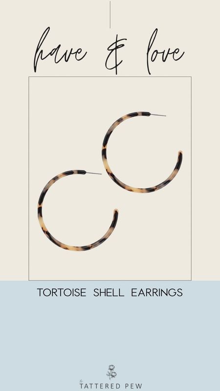 These are seriously my favorite earrings! I wear them almost every day! 
Tortoise shell, tortoise shell hoop earrings, every day earrings, hoop earrings  

#LTKFind #LTKstyletip #LTKGiftGuide