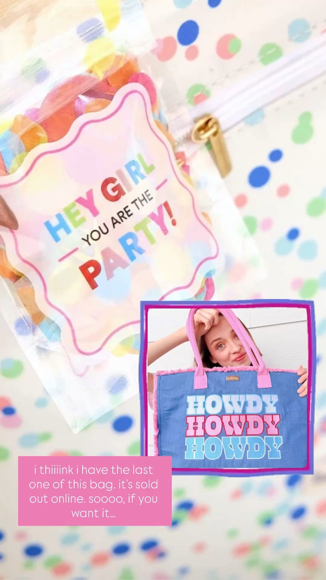 …head over to my insta and enter the giveaway!! 

i think i have the last HOWDY HOODY HOWDY tote because they are sold out online. and it could be yours…for free!! you know what to do!! ✌️ 

#LTKstorytime #LTKOver40 #LTKSwim