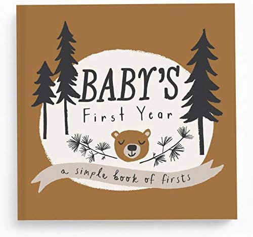Amazon.com: Lucy Darling Little Camper Baby Memory Book - First Year Journal Album to Capture Pre... | Amazon (US)