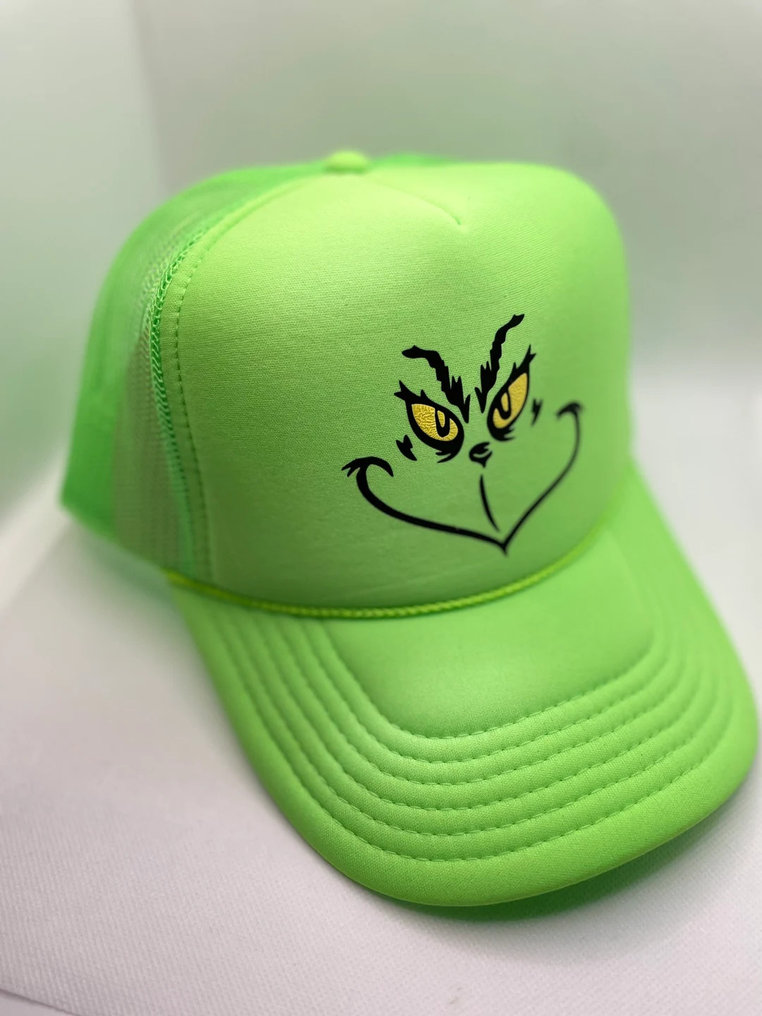 Grinch Trucker Hat - Etsy | Etsy (US)