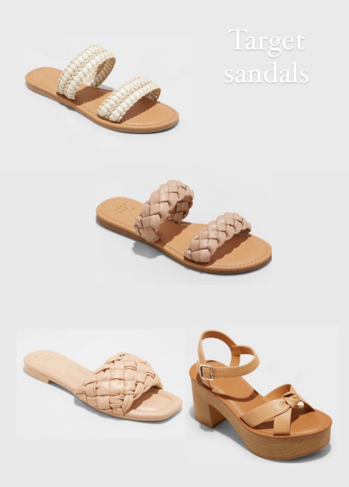 Target sandals flat sandals wedges summer shoes spring shoes sale womens shoes

#LTKSeasonal #LTKFind #LTKSale