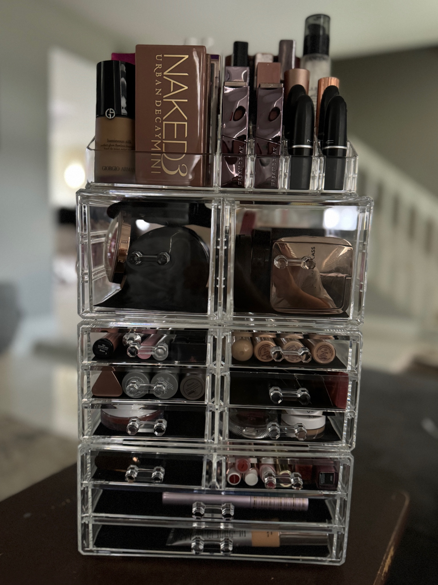 Organized all of my makeup in these clear acrylic makeup organizers! On sale now! 

#LTKSaleAlert #LTKFindsUnder50 #LTKBeauty