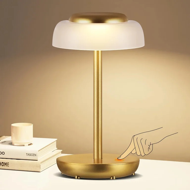 12" Mushroom Table Lamp, 3 Color Temperatures Touch Control, Ideal for Bedroom | Walmart (US)