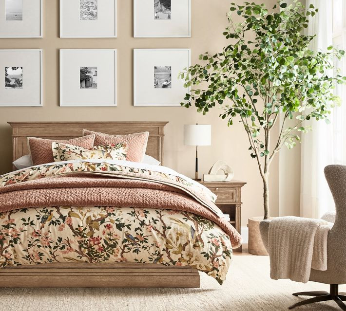 Nola Songbird Duvet Full/Queen Red Multi | Pottery Barn (US)