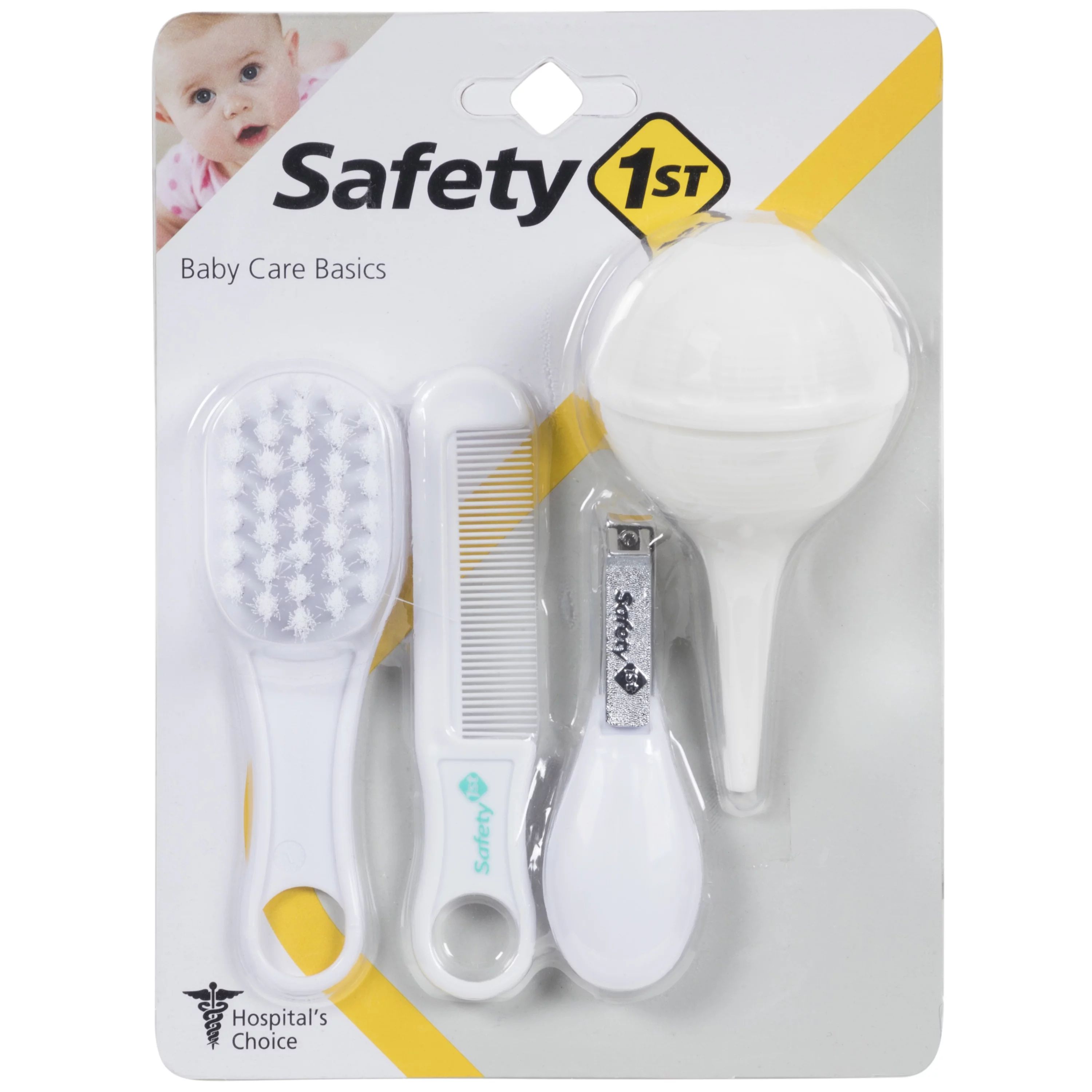 Safety 1st Baby Care Basics 4 Piece Infant Essentials Set, White | Walmart (US)