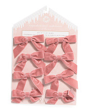 8pc Velvet Gift Bows Set | Marshalls