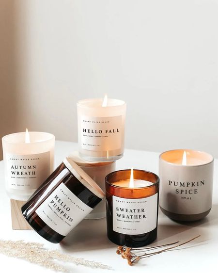 The crisp morning air, the slight yellowing of leaves, the golden hour perfection. All signs that seasons are changing and so should our candles. 



#LTKhome #LTKSale #LTKSeasonal