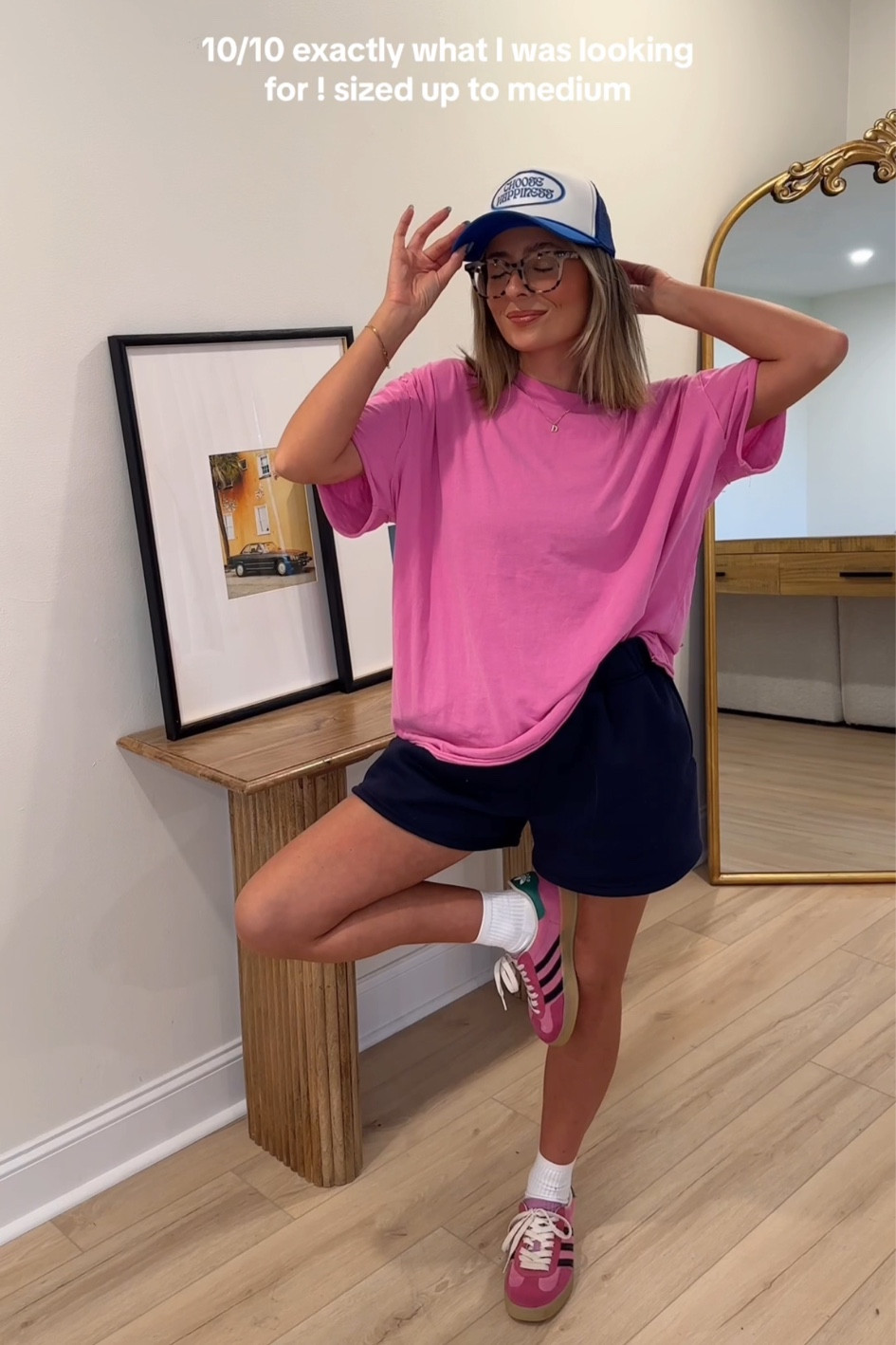 I’m wearing size small in the tee, medium in the shorts (sized up for comfort) 

#LTKfindsunder50 #LTKstyletip #LTKfindsunder100