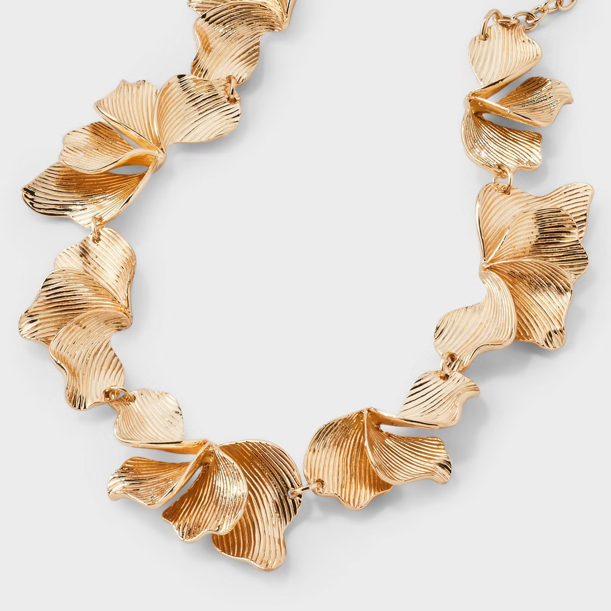 Floral Petal Necklace - A New Day™ Gold | Target