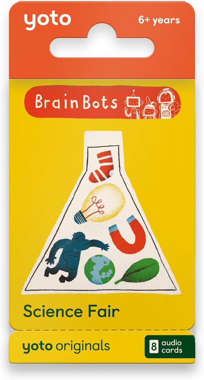 YOTO BrainBots Science Fair - 8 Kids Audiobook Cards for Use with Player & Mini All-in-1 Audio Pl... | Amazon (US)