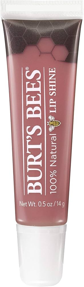 Burt's Bees Lip Gloss, Moisturizing Lip Shine for Women, 100% Natural, Blush, 0.5 Oz (Packaging M... | Amazon (US)