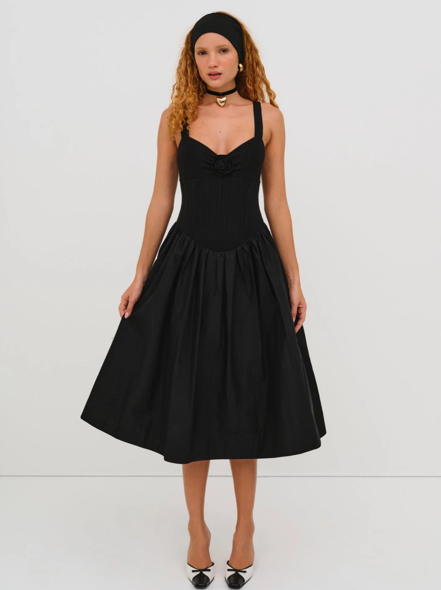 Billie Pointelle Midi Dress | For Love & Lemons