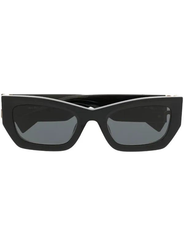 logo-plaque rectangular sunglasses | Farfetch Global