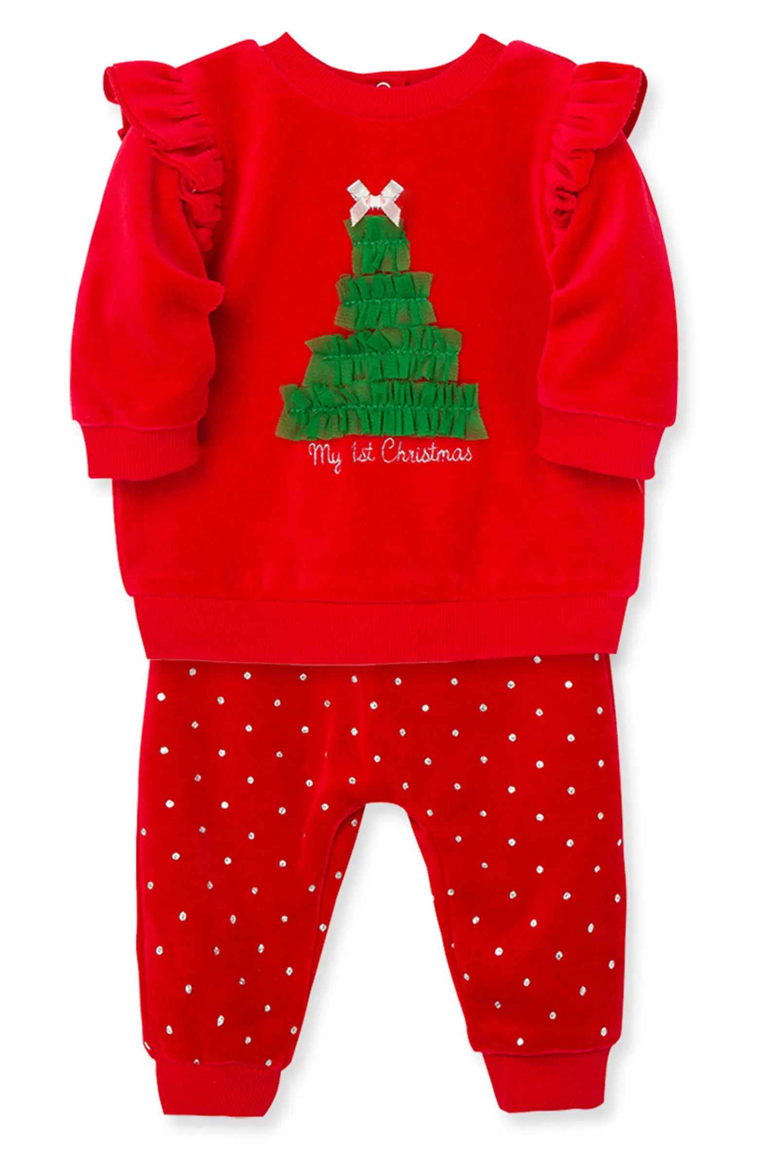 Dot Tree Pant 2-Piece Set | Nordstrom Rack