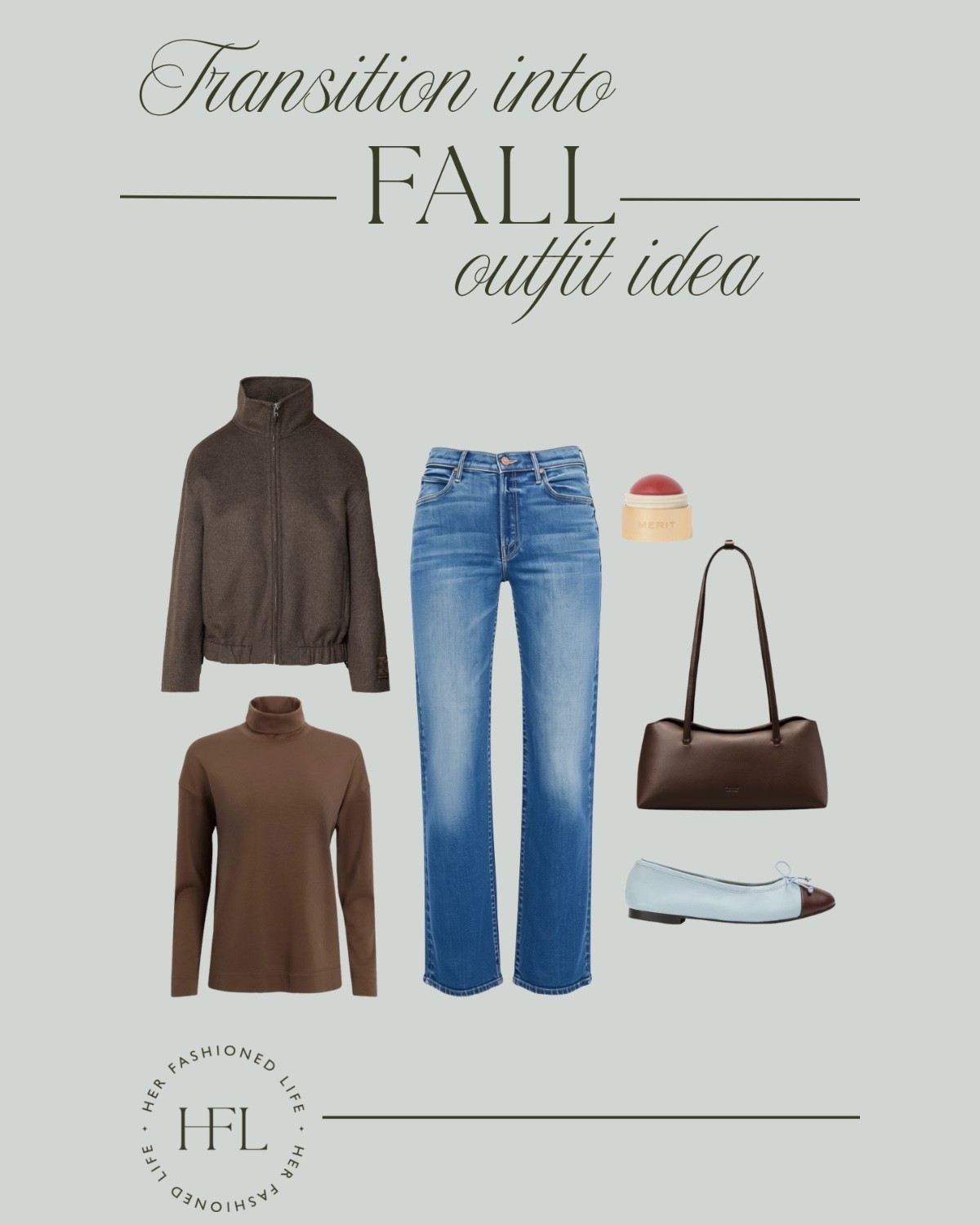 Easing into fall with soft browns and denim, an outfit that still feels like summer but leans into the new season. #falloutfit #transitionalstyle #fallstyle #ltkstyle #LTKootd

#LTKOver40 #LTKootd