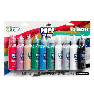 Tulip® Glitter Puff Paint Set in Null | 0.75 fl. oz | Michaels® | Michaels Stores