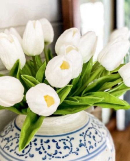 Realistic looking white tulips for spring!

#LTKFindsUnder100 #LTKHome #LTKFindsUnder50