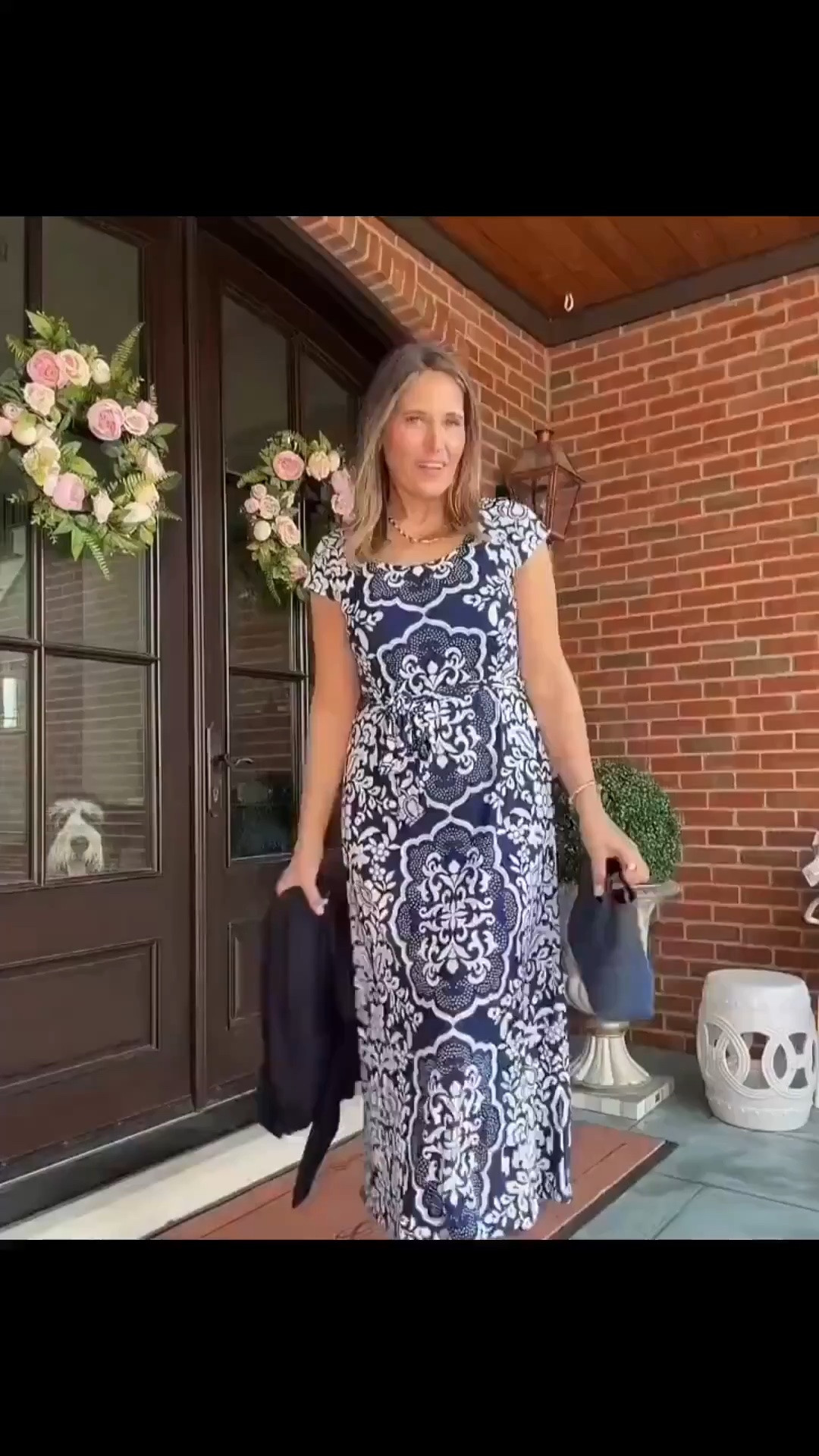 This dress has us dreaming of sunny days by the coast. The beautiful print, comfortable fit, and lightweight shawl make it a lovely choice for vacation dinners, beach weekends, or any special summer evening. It’s an outfit that’s ready for your next warm weather getaway.

#LTKSeasonal #LTKOver40 #LTKMidsize