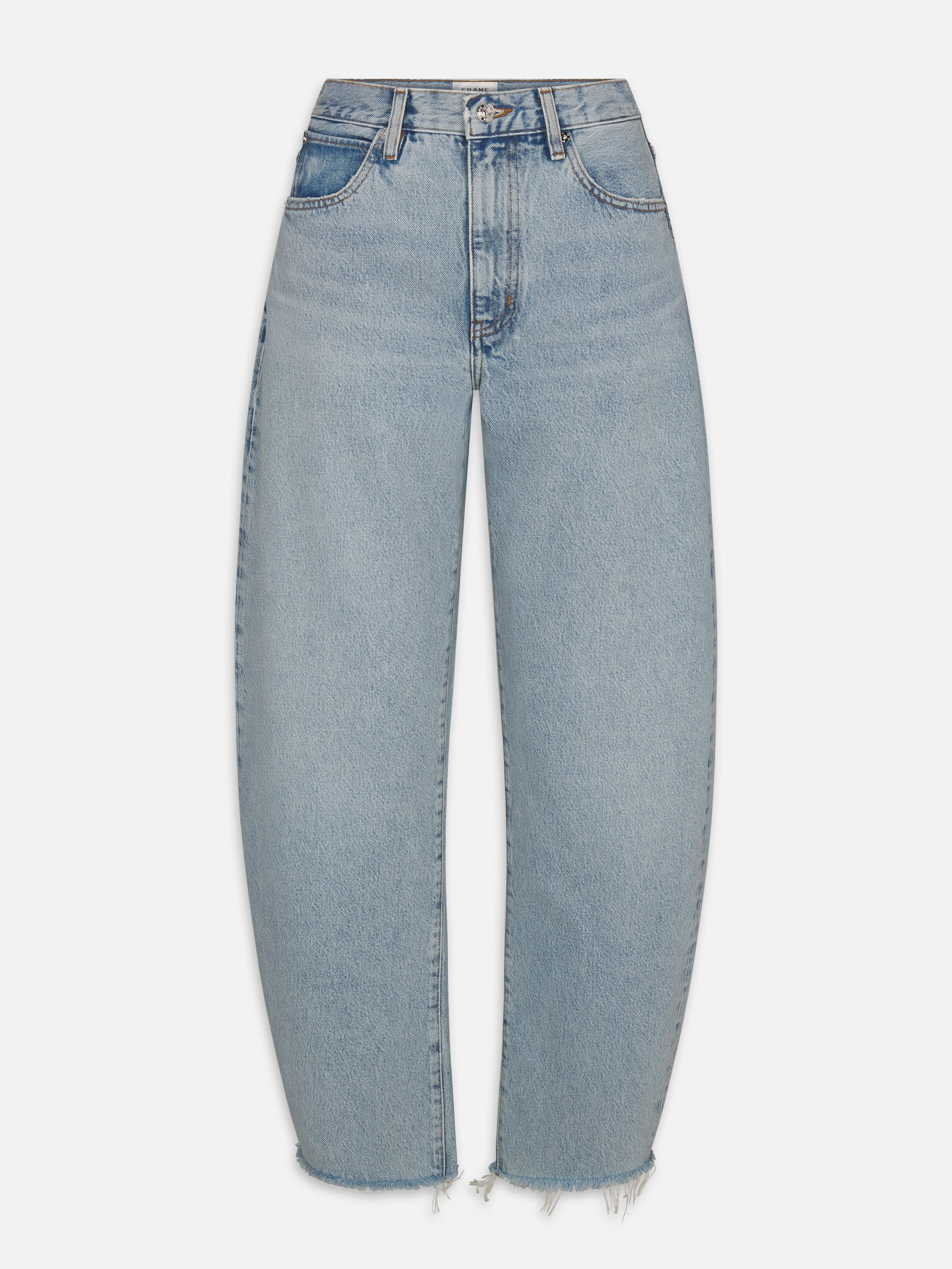 The Bubble Crop -- Outlaw Raw Fray | Frame Denim