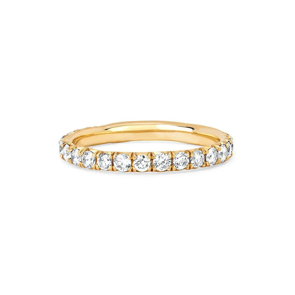 French Pavé Diamond Wilderness Band | Ready to Ship | Logan Hollowell