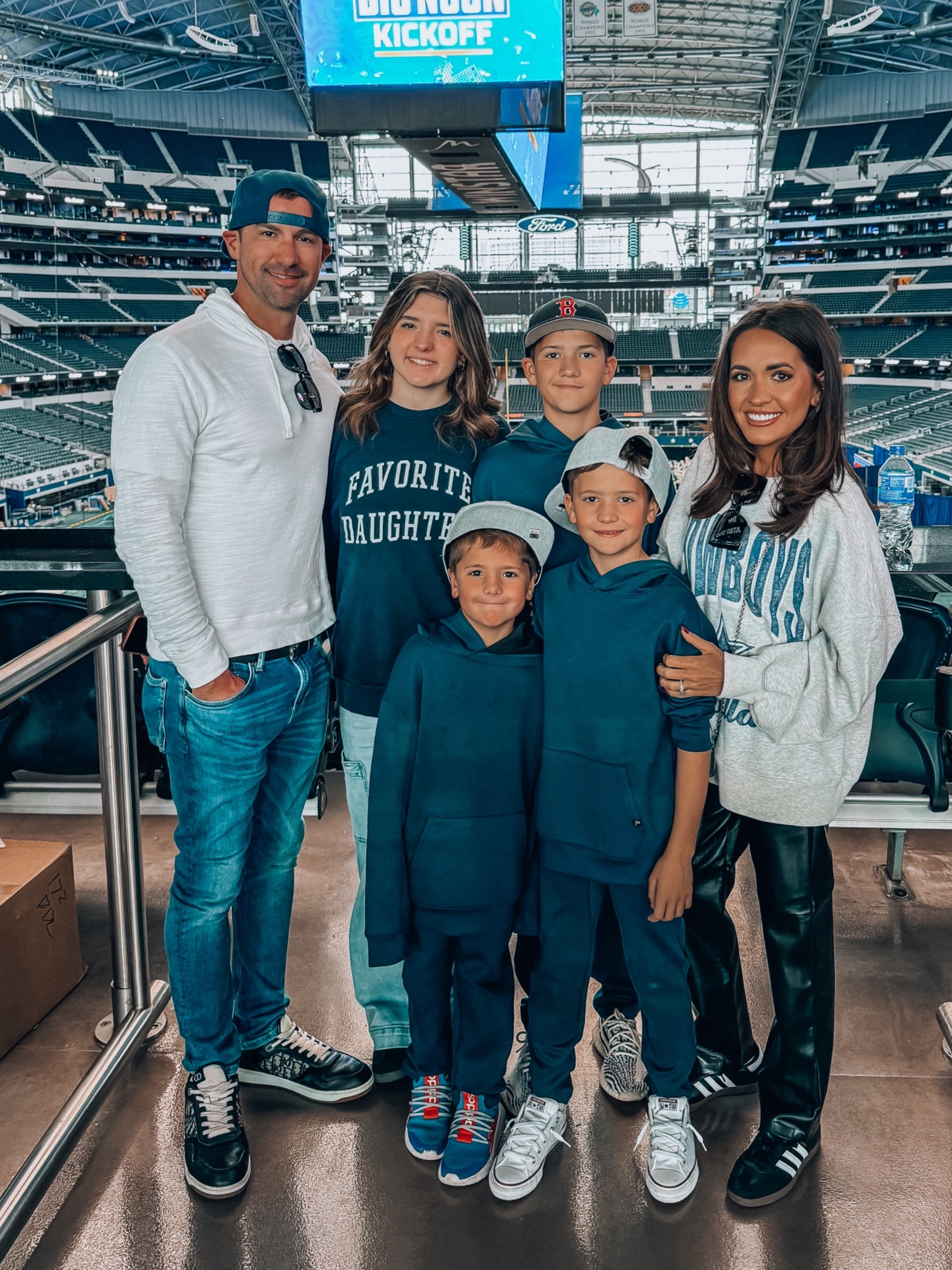 What we wore to the cowboys stadium tour 

#LTKfamily #LTKkids
