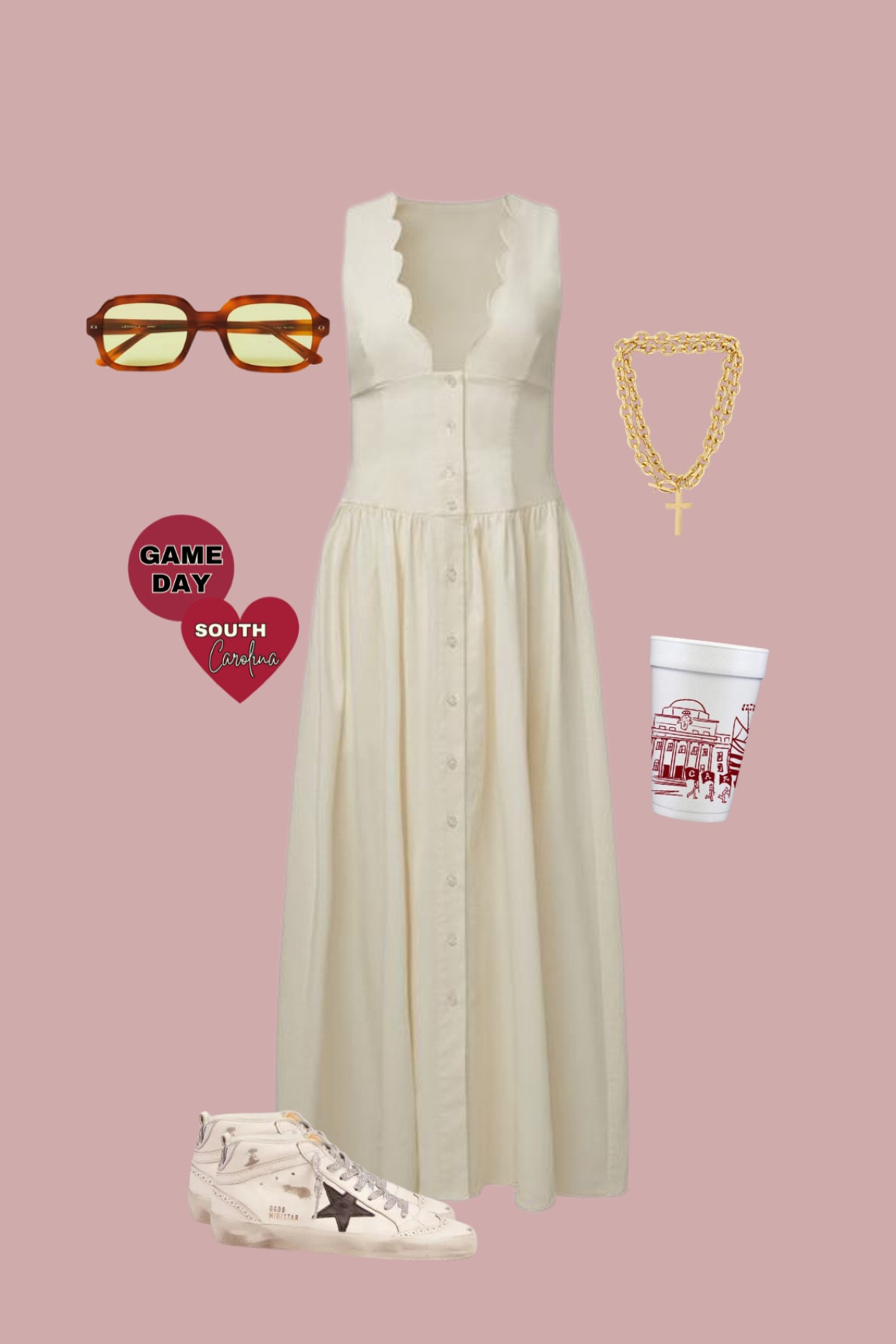South Carolina red & white college football Gameday outfit idea! 

#LTKSeasonal #LTKStyleTip