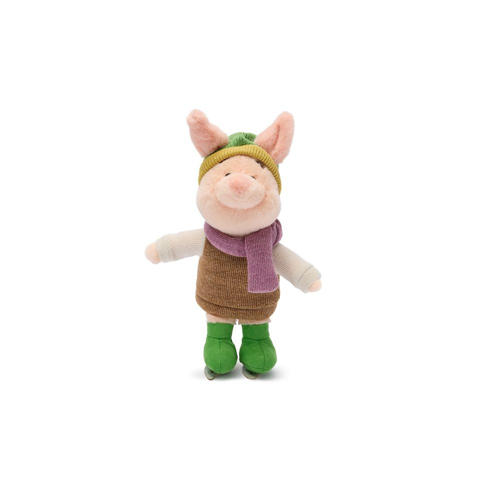 Piglet Ice Skating Plush – Winnie the Pooh – 9 1/2'' – Disney Store Europe – Exclusive | Disney Store