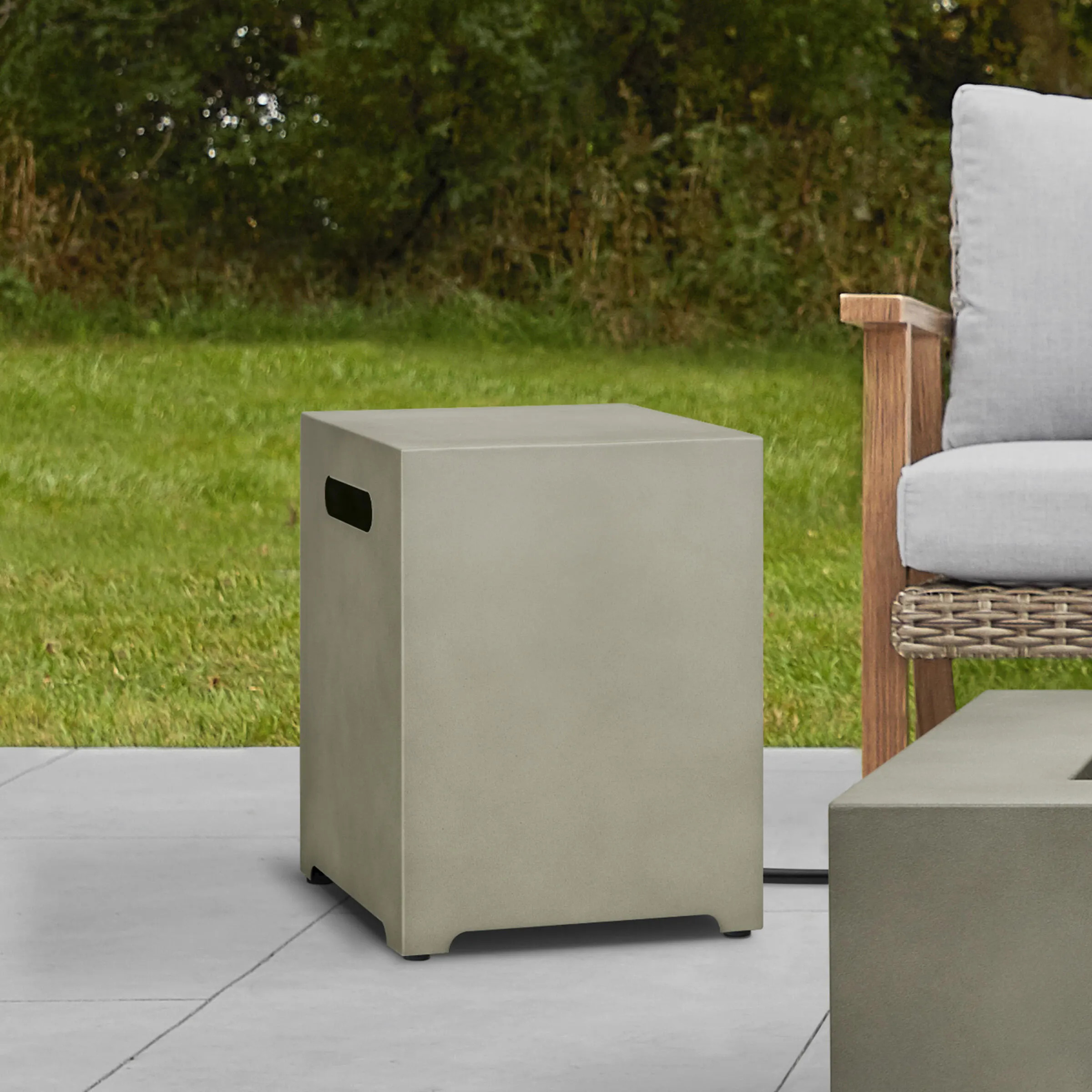 Real Flame Outdoor 20 lb Propane Tank Cover | Ashley | Ashley