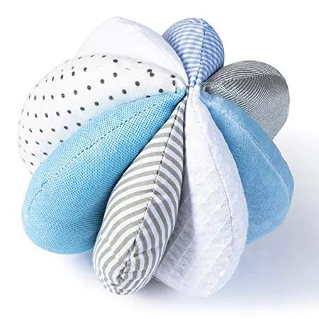 Plush Sensory Fabric Ball for Babies | 8 Different Sensory Material Fabric Ball | 8 Different Textur | Walmart (US)
