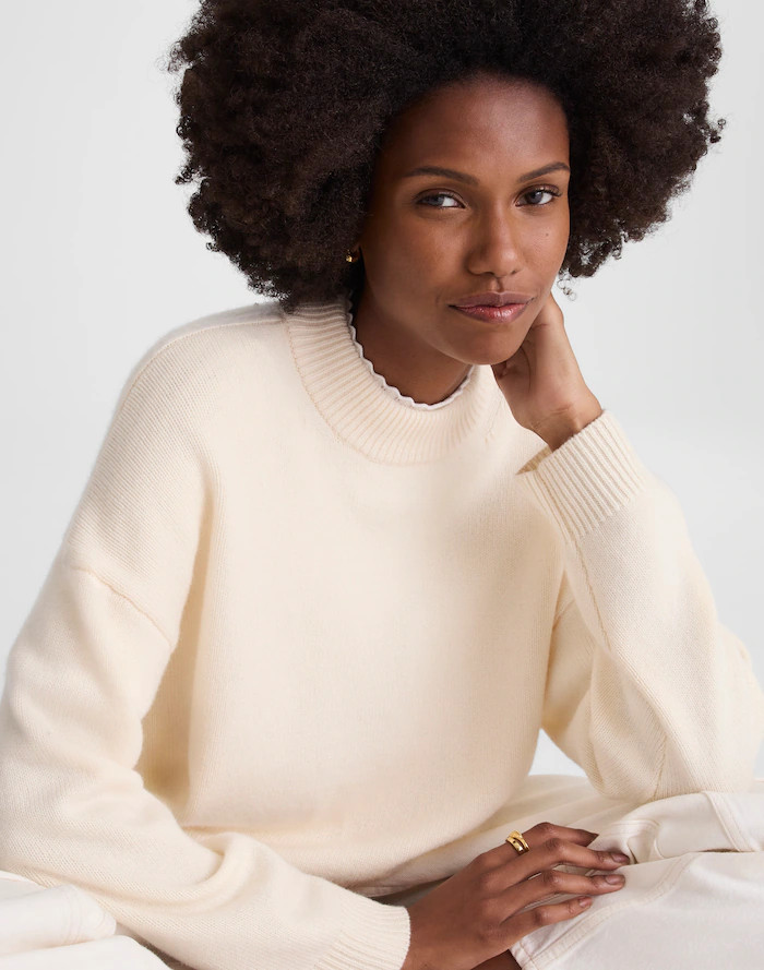 SoftWool Boxy Crewneck Sweater | Madewell