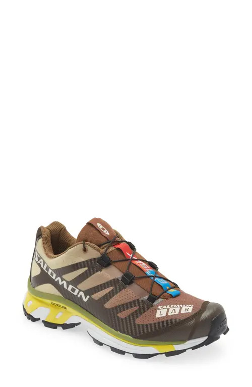 Salomon XT-4 Trail Running Shoe in Delicioso/Toffee/Yellow at Nordstrom, Size 10 | Nordstrom