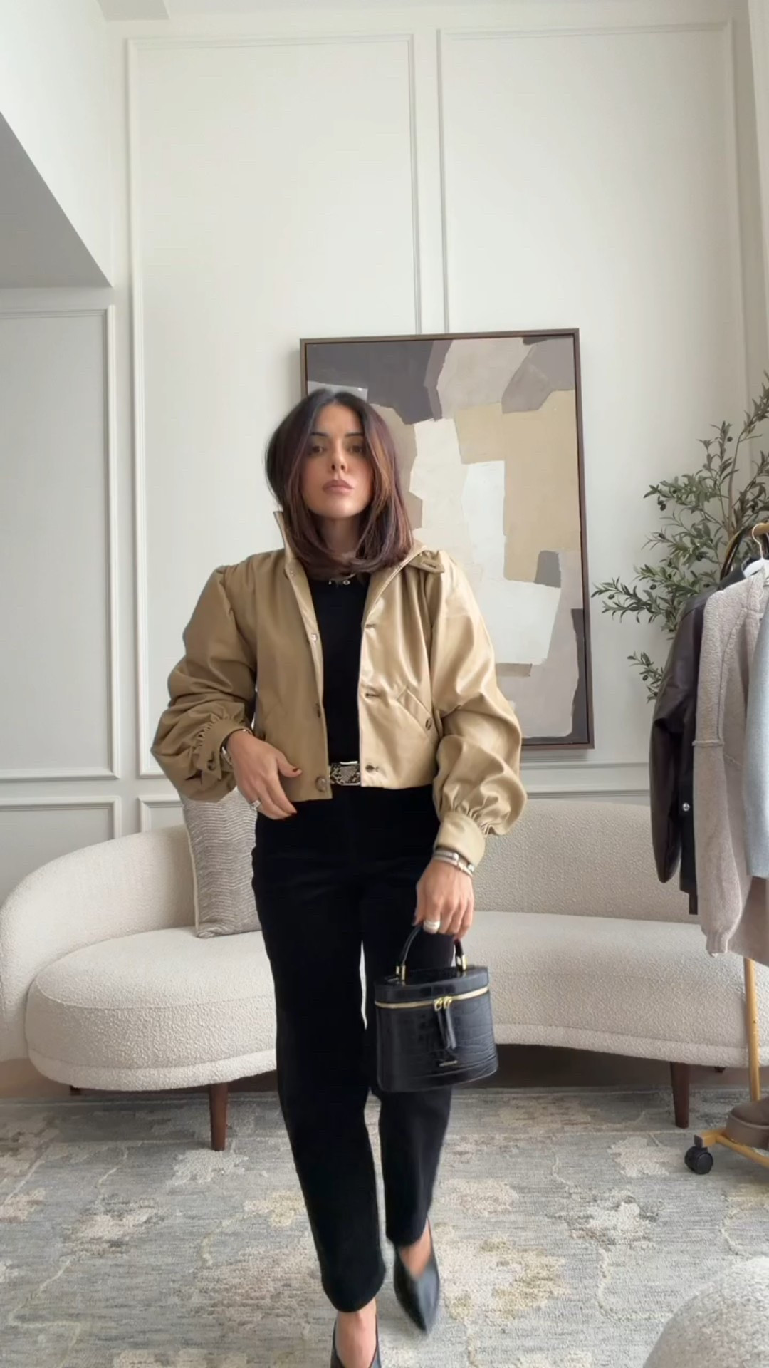 Cannot get over how well @spanx denim fits! was so excited to see the addition of a corduroy version for fall. 
I’m wearing size XS petite 
#spanxpartner 
Use code: GIULIANIXSPANX 

#LTKworkwear #LTKfall #LTKcanada