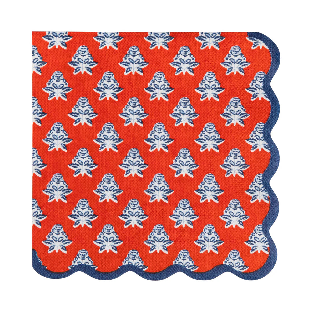 Floral Paper Cocktail Napkin | My Mind's Eye