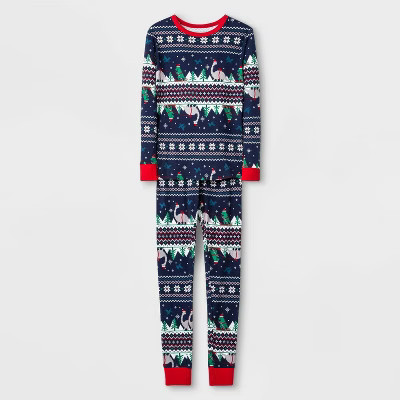 Boys' Fairisle Pajama Set - Cat & Jack™ Navy | Target
