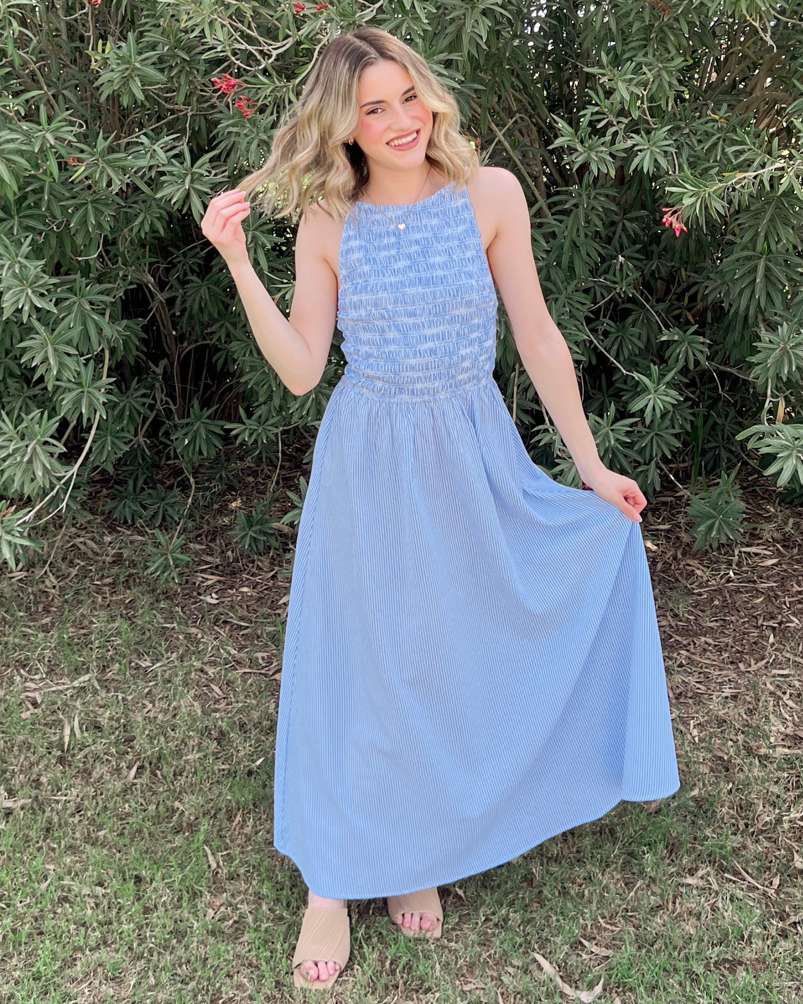 spring outfit 🩵
dress: size small (use code “gamez15”!)
mules: size 6.5

#LTKTravel #LTKootd #LTKSeasonal