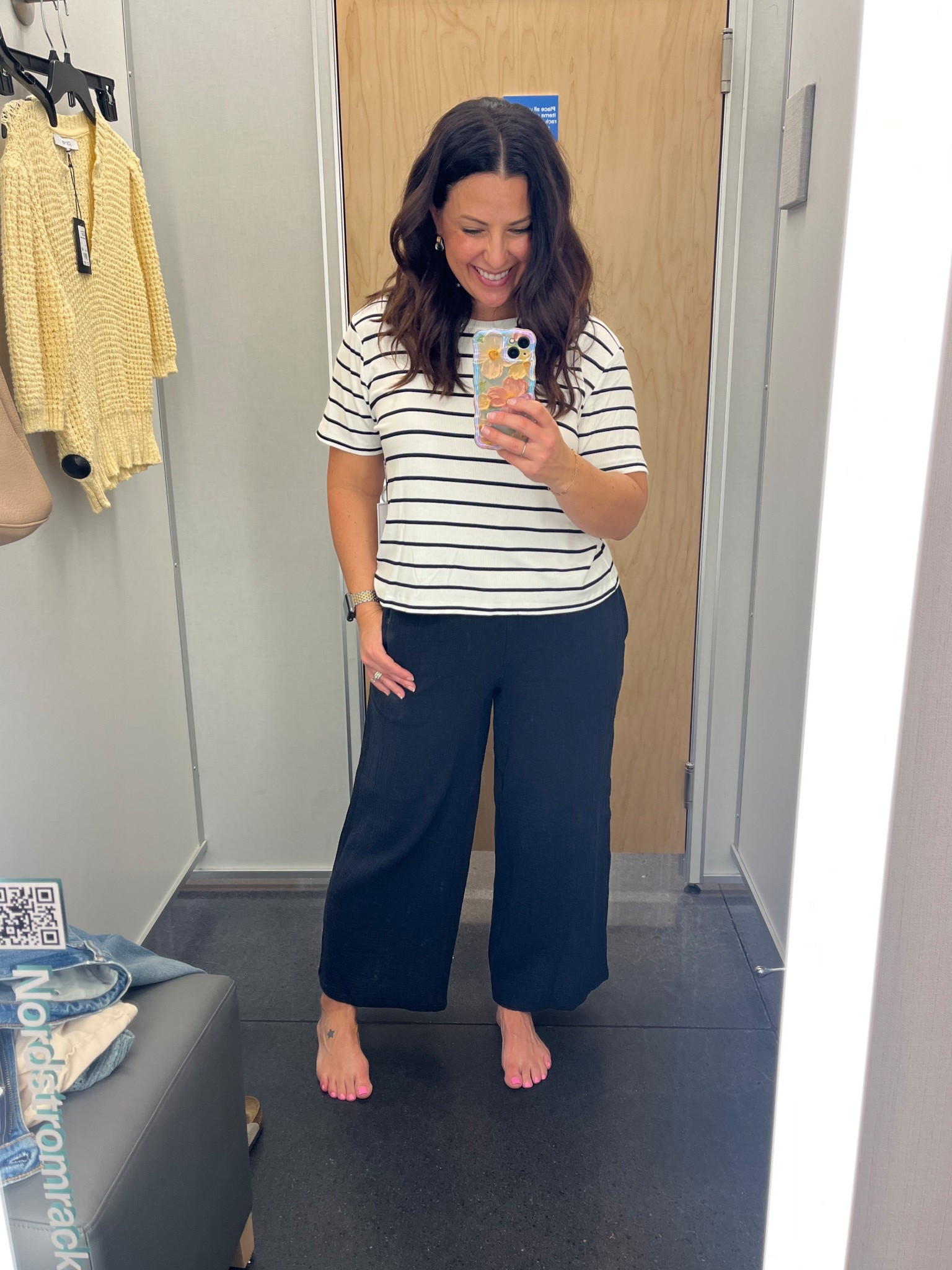 I added a few spring items to my wardrobe today. This boxy cropped Tshirt is super soft and will go with everything. My gauze linen pants have an elastic waistband and front pockets. They are cropped, but I’m so short they fit perfectly! I’m 5’2” and wearing a small in both.

#LTKPetite #LTKSeasonal #LTKOver40