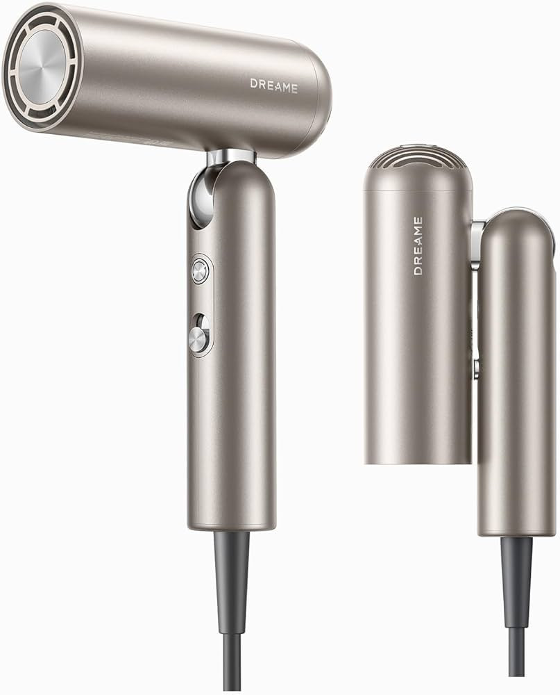 DREAME Pocket Pure High-Speed Hair Dryer, Lightweight Foldable Blow Dryer with 110,000 RPM Motor,... | Amazon (US)