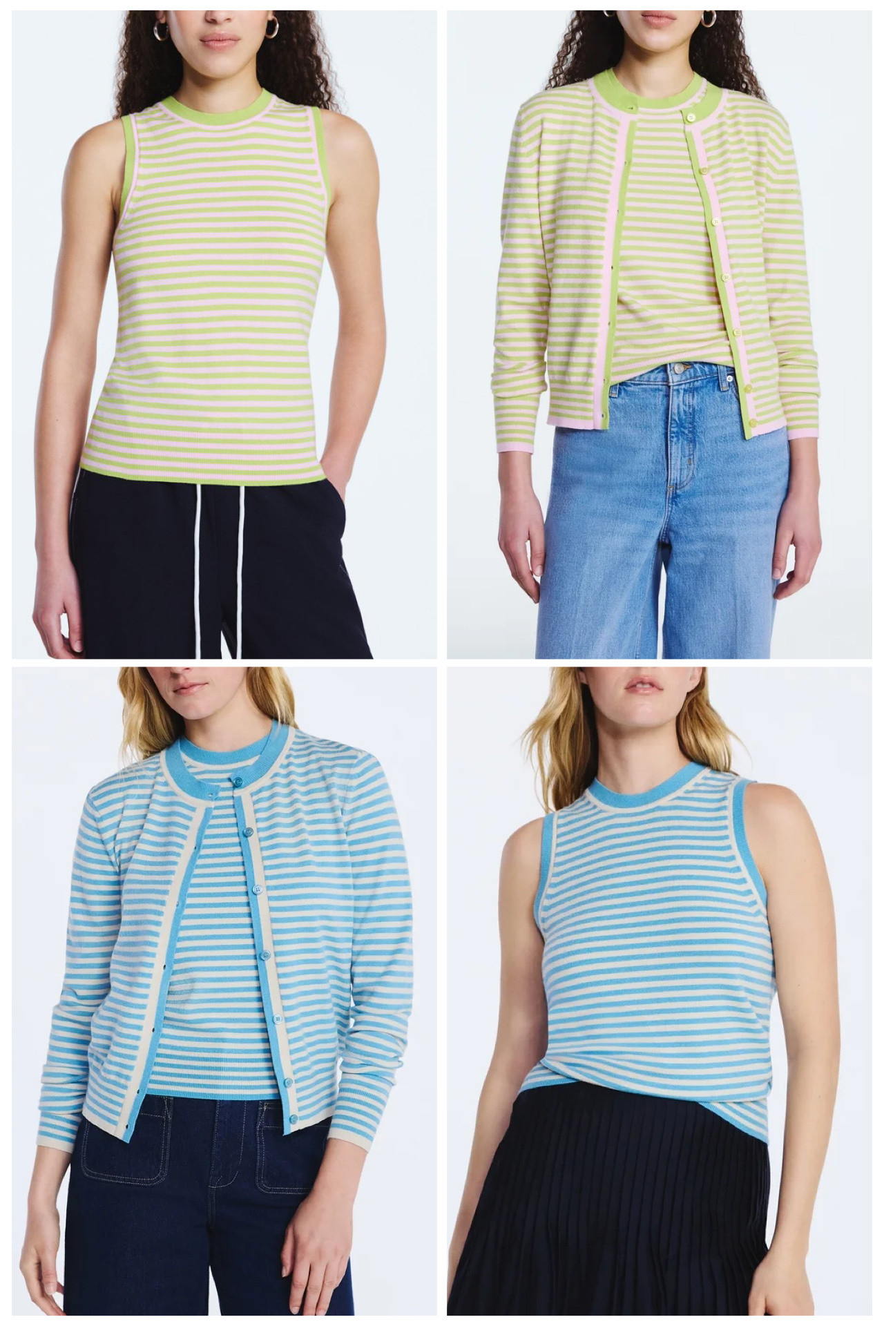Walmart new arrival, striped tank and cardigan 

#LTKootd #LTKWorkwear