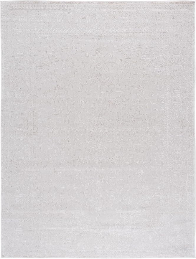 SAFAVIEH Area Rug 8x10 - Reflection Collection - Large - Cream & Ivory, Non-Shedding & Easy Clean... | Amazon (US)