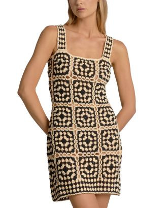 Crochet Square Neck Swim Cover Up Dress | Bloomingdale's (US)