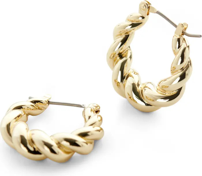 Twisted Hoop Earrings - Paris | Nordstrom