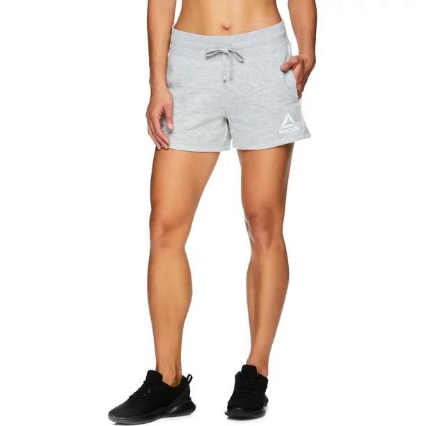 Reebok Womens Journey Color Block French Terry Shorts with Pockets, Sizes XS-XXXL - Walmart.com | Walmart (US)