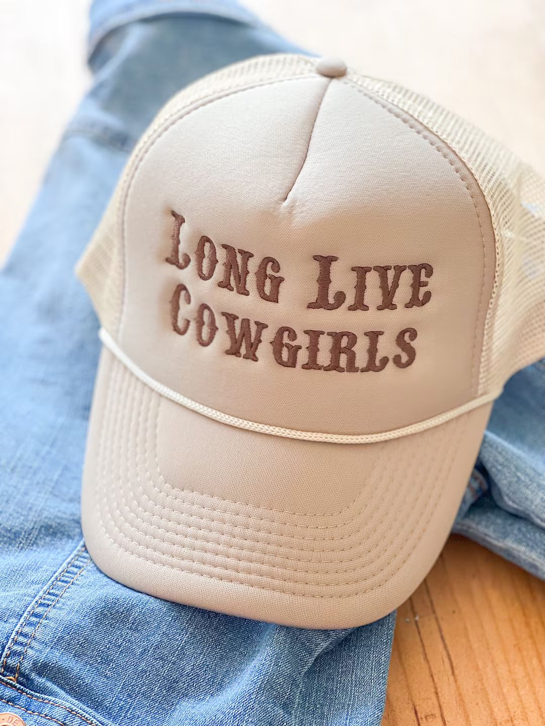 Long Live Cowgirls Trucker Hat Foam Vintage Trucker Hat - Etsy | Etsy (US)