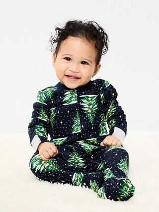 2-Way-Zip Sleep & Play Footed One-Piece for Baby | Old Navy (US)